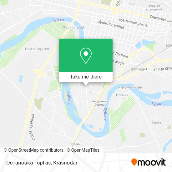 Остановка ГорГаз map