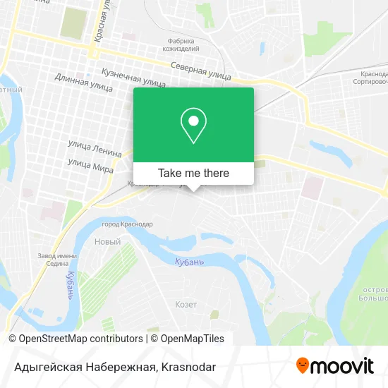 Адыгейская Набережная map