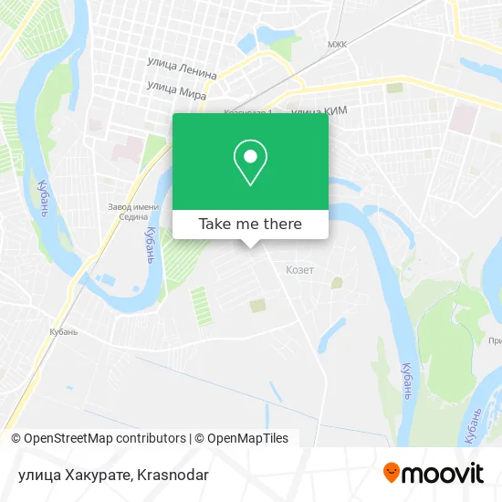улица Хакурате map