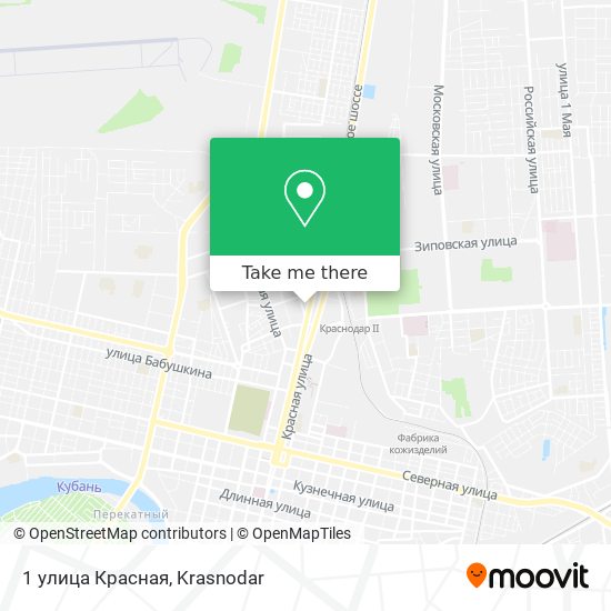 1 улица Красная map