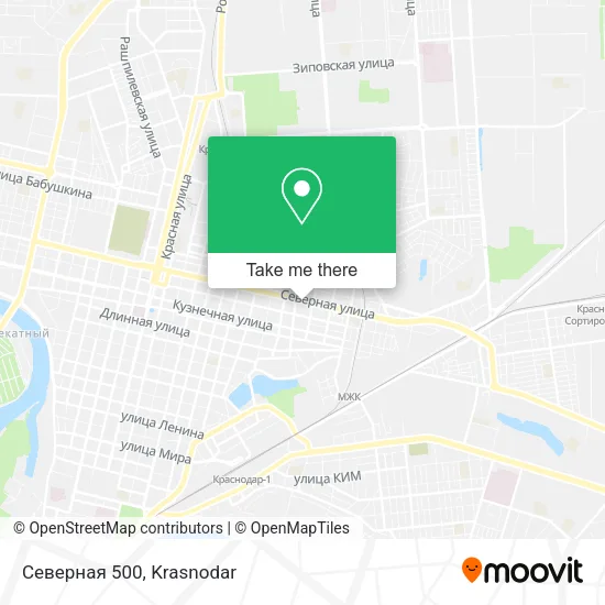 Северная 500 map