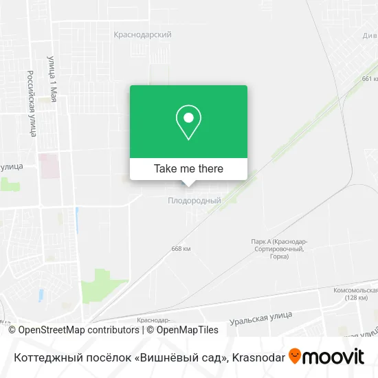 Коттеджный посёлок «Вишнёвый сад» map