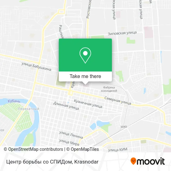 Центр борьбы со СПИДом map
