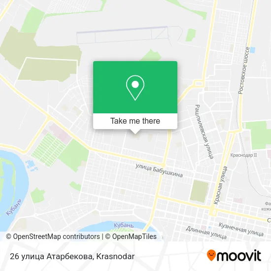 26 улица Атарбекова map