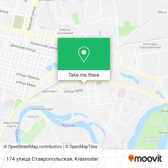 174 улица Ставропольская map