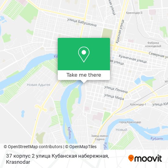 37 корпус 2 улица Кубанская набережная map