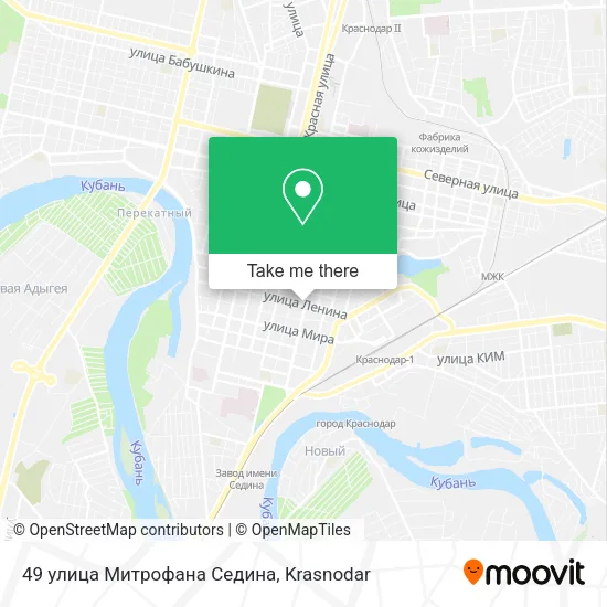 49 улица Митрофана Седина map