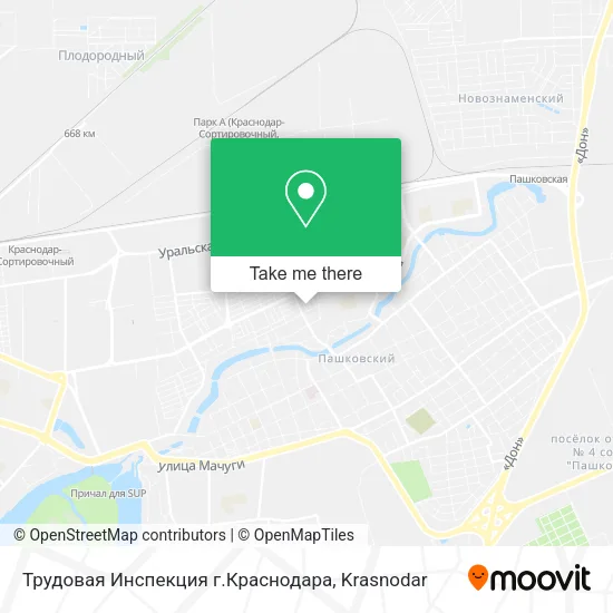 Трудовая Инспекция г.Краснодара map