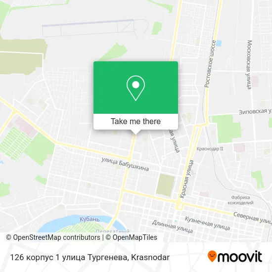 126 корпус 1 улица Тургенева map