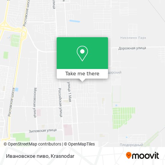 Ивановское пиво map