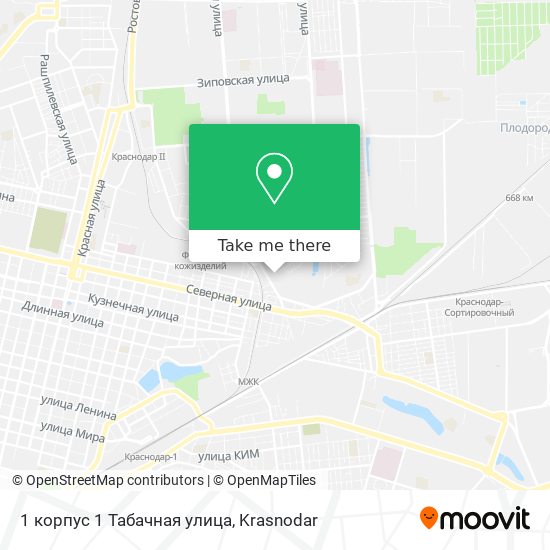 1 корпус 1 Табачная улица map