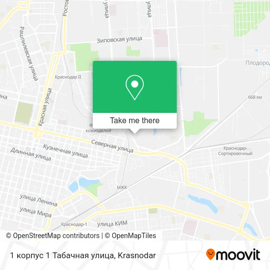 1 корпус 1 Табачная улица map