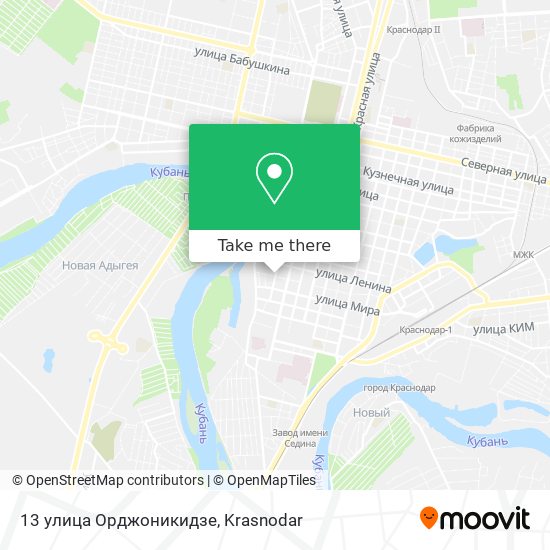 13 улица Орджоникидзе map