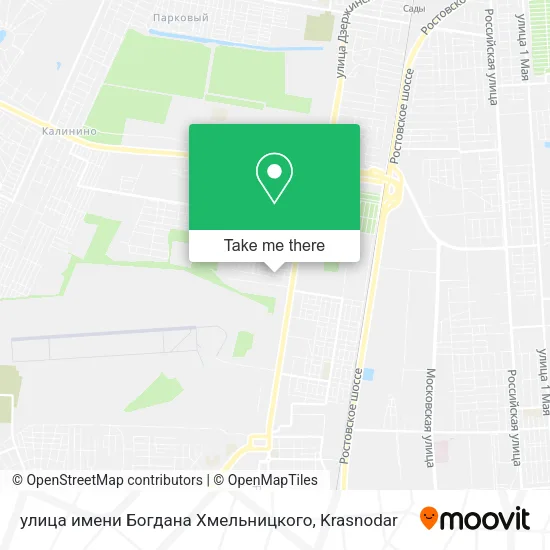 улица имени Богдана Хмельницкого map