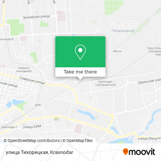 улица Тихорецкая map