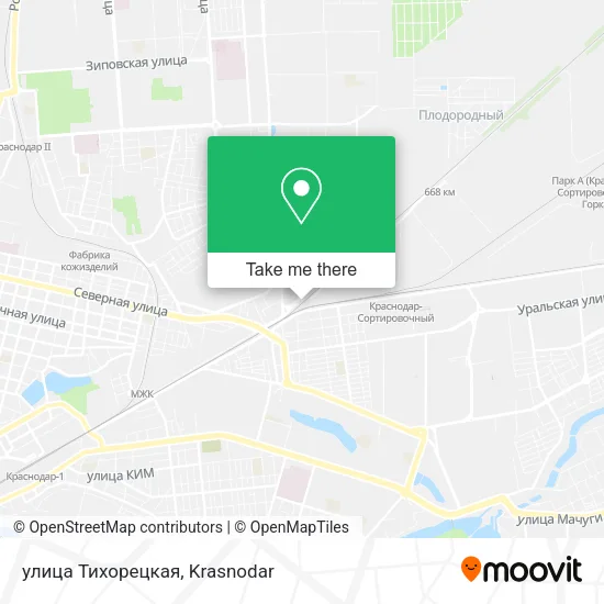 улица Тихорецкая map