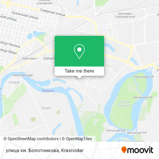 улица ки. Болотникова map