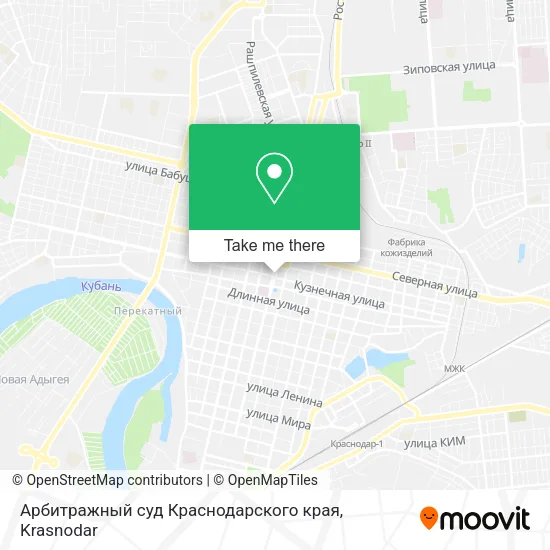 Арбитражный суд Краснодарского края map