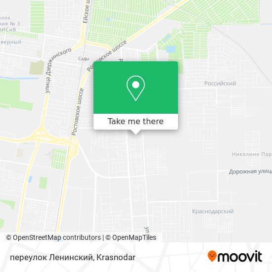 переулок Ленинский map