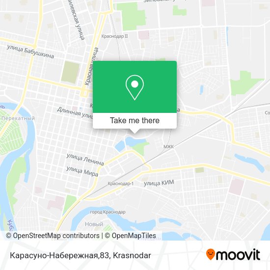 Карасуно-Набережная,83 map