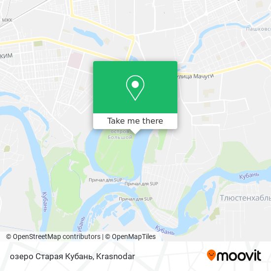 озеро Старая Кубань map