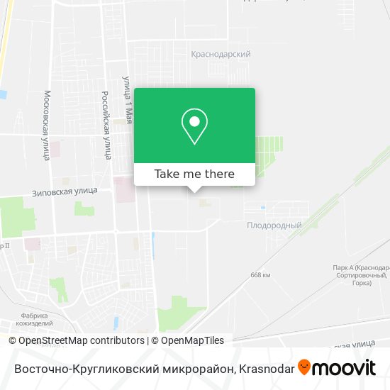 Восточно-Кругликовский микрорайон map