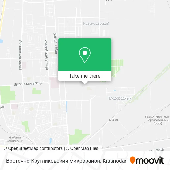 Восточно-Кругликовский микрорайон map