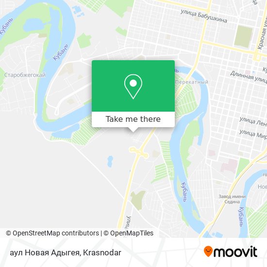 аул Новая Адыгея map
