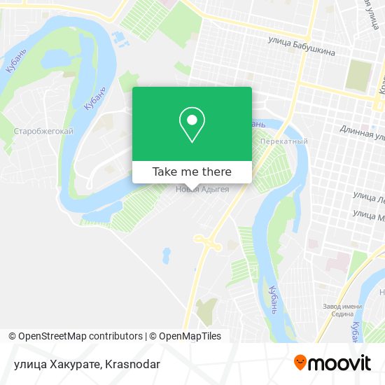 улица Хакурате map