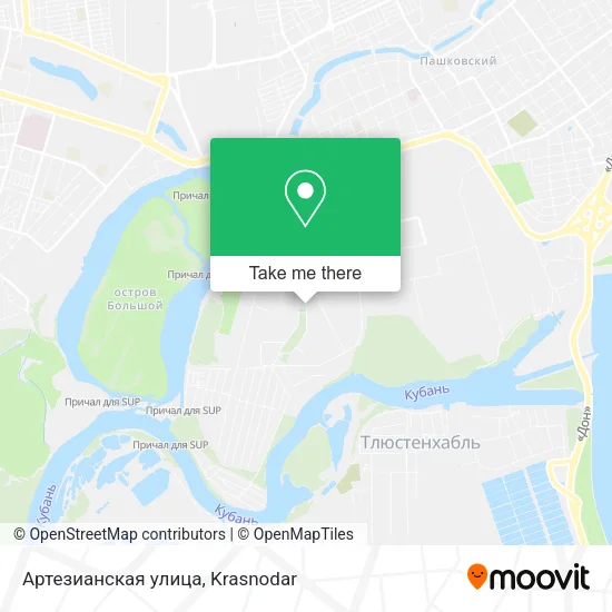 Артезианская улица map