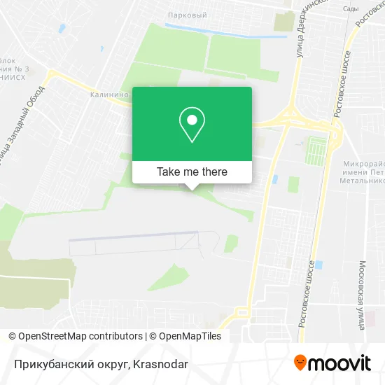 Прикубанский округ map