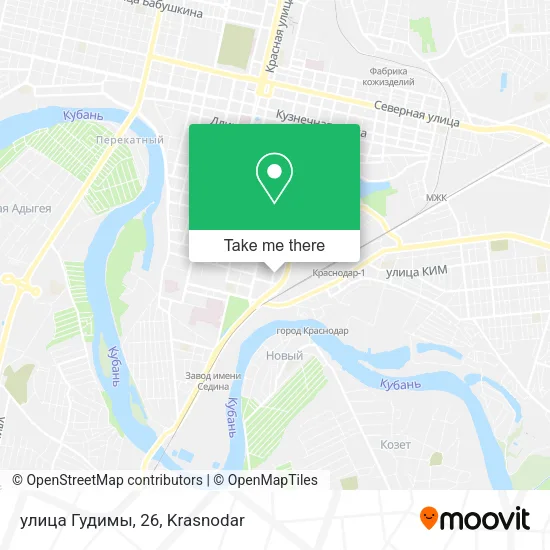 улица Гудимы, 26 map