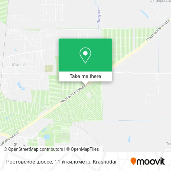 Ростовское шоссе, 11-й километр map