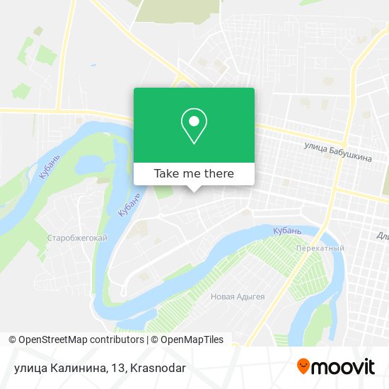 улица Калинина, 13 map