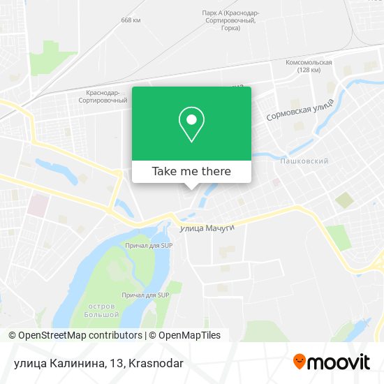 улица Калинина, 13 map