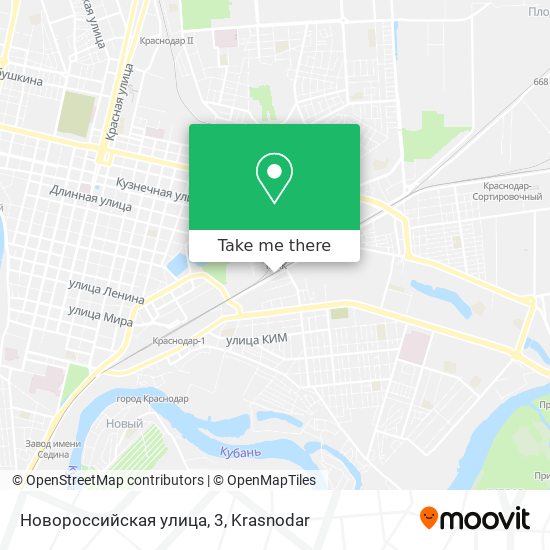 Новороссийская улица, 3 map