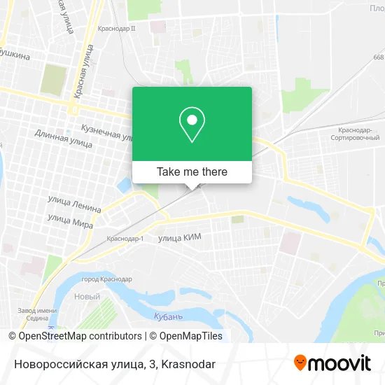 Новороссийская улица, 3 map