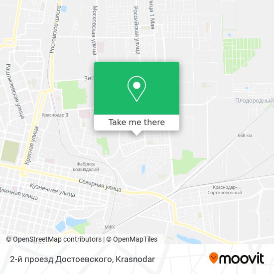 2-й проезд Достоевского map