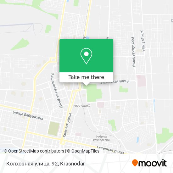 Колхозная улица, 92 map