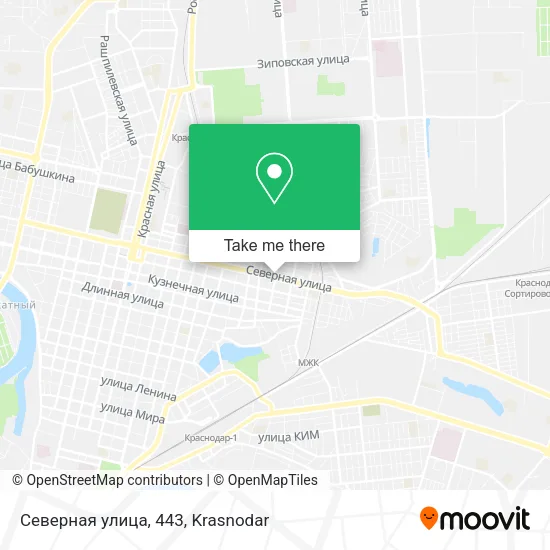 Северная улица, 443 map