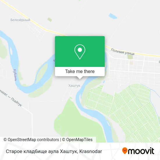 Старое кладбище аула Хаштук map