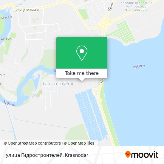 улица Гидростроителей map