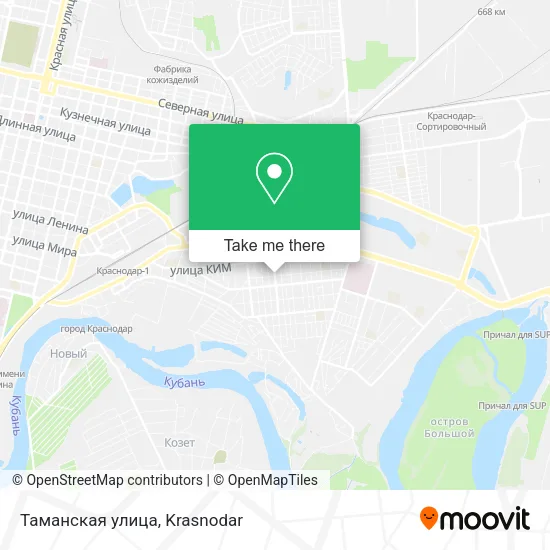Таманская улица map