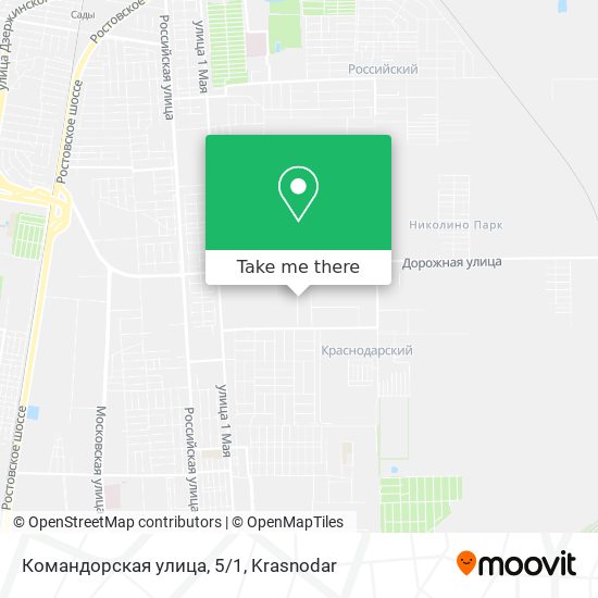 Командорская улица, 5/1 map