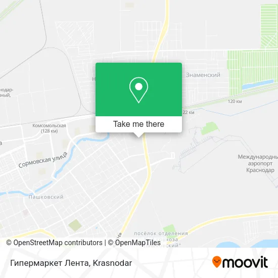 Гипермаркет Лента map