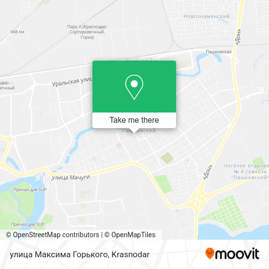 улица Максима Горького map