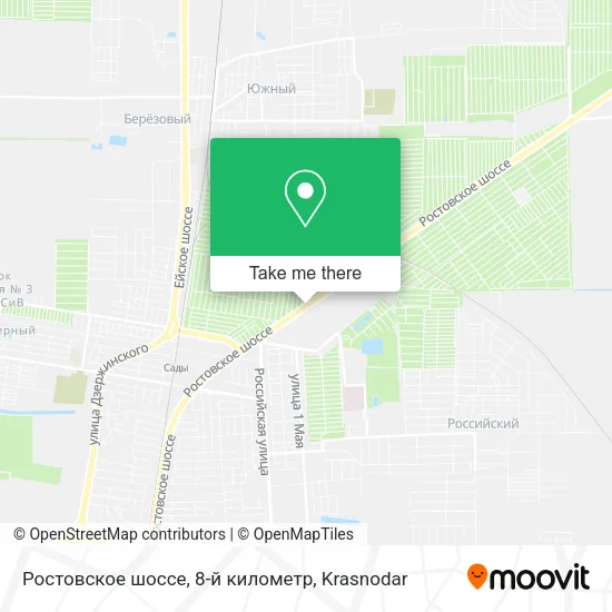 Ростовское шоссе, 8-й километр map