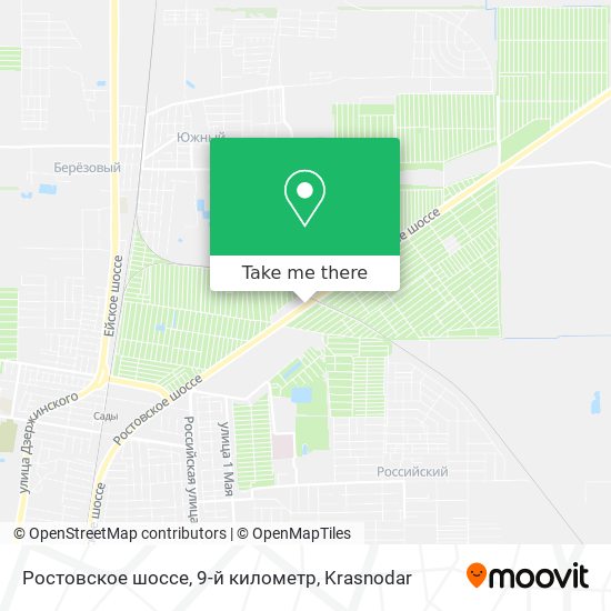 Ростовское шоссе, 9-й километр map