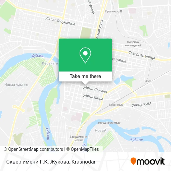 Сквер имени Г.К. Жукова map