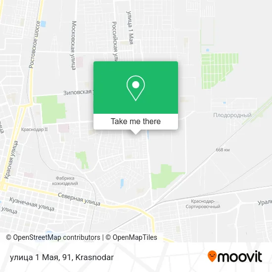 улица 1 Мая, 91 map